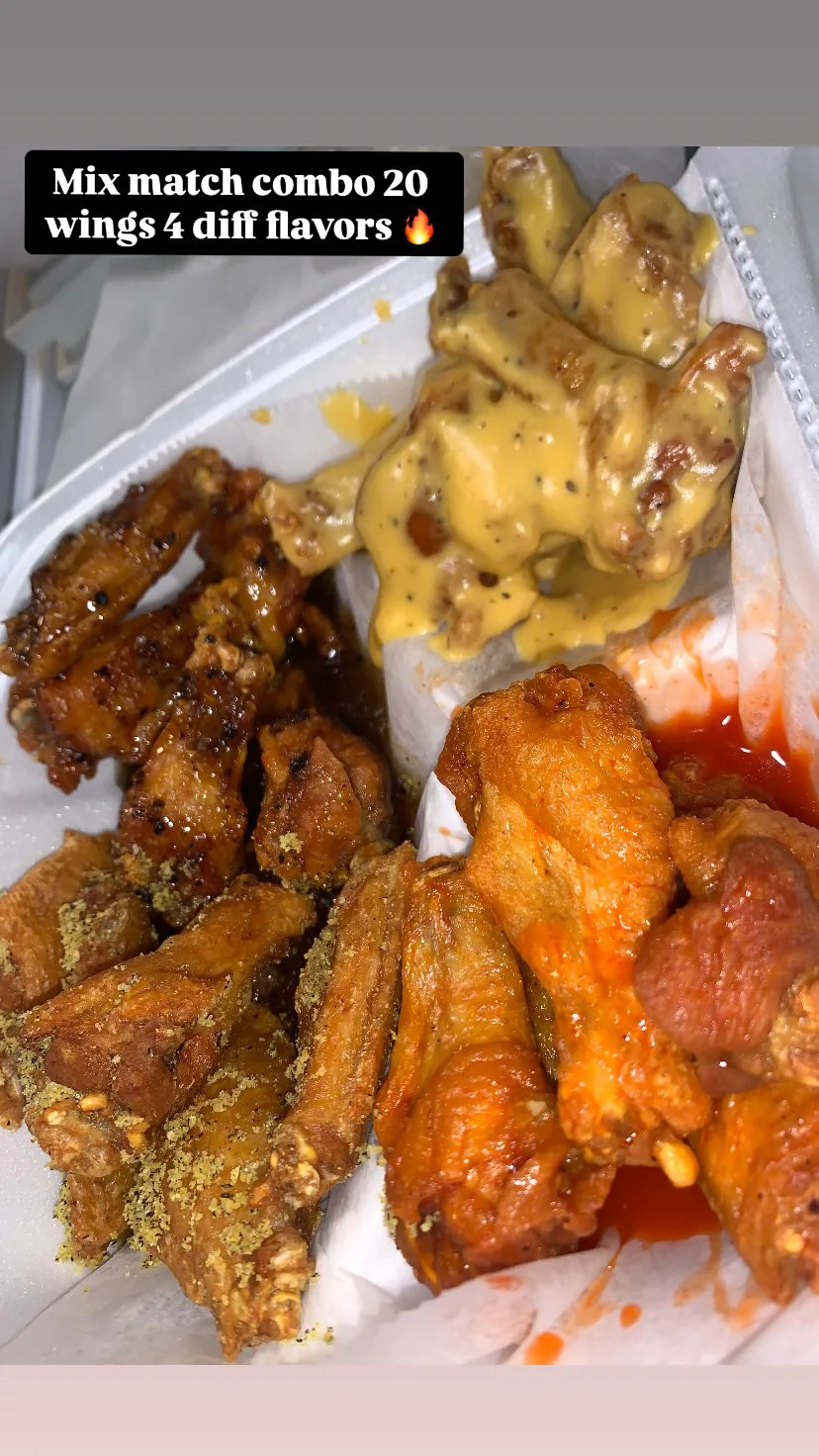 20 WINGS 4 flavors